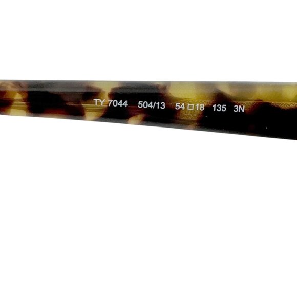 Tory Burch Sunglasses & Case Square Spotty Brown Tortoise Shell Frames TY7044 - Picture 6 of 9